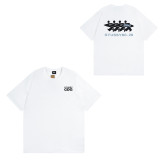 Dropshipping trendy brand short-sleeve T-shirt with dice lettering, basic style, American-style couple's summer outfit