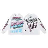 Cross-border Hellstar T-Shirt, autumn fashion, trendy high street loose long-sleeve T-shirt for men and women