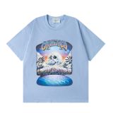 Cross-border summer new trendy Casablanca short-sleeve letter logo printed unisex T-shirt
