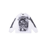 25ss cross-border hellstar trendy new high street hip-hop casual sports pullover long-sleeve T-shirt unisex