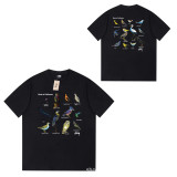 Cross-border trendy brand 230 GSM short-sleeve T-shirt, high-quality seamless tubular fabric, foreign trade cross-border half-sleeve