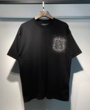 American-style trendy niche high street men's and women's AM1R1 ICON digital print casual round-neck short-sleeve retro loose-fit T-shirt