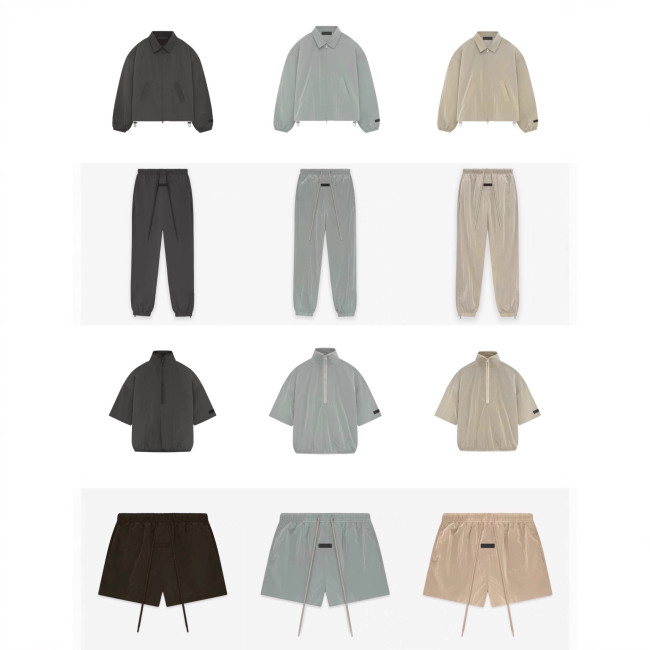 25ss cross-border foreign trade authentic FOG ESSENTIALS nylon woven jacket sports sun protection clothing
