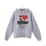 25ss cross-border foreign trade Sp555der American-style trendy brand foam letter full rhinestone hoodie sweatshirt and pants for men and women