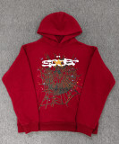 25ss European and American trendy brand overseas edition heavyweight hoodie, trendy couple's spider web Sp5der sweatshirt, cross-border bestseller