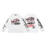 Cross-border Hellstar T-Shirt, autumn fashion, trendy high street loose long-sleeve T-shirt for men and women