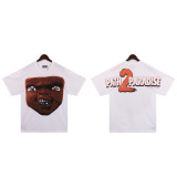 American trendy INS-style Hell Star retro print summer street fashion loose casual shorts and short-sleeve T-shirt for men and women