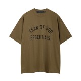 FOG ICON Spring/Summer New Double Row Dopamine Letter Short Sleeve Unisex High Street T-Shirt