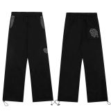 Light luxury style men's long-sleeved pants, casual, fashionable, simple, trendy hoodie, cargo pants, wide-leg men's clothing