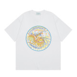 Cross-border Casablanca summer new style Casablanca LOGO printed unisex loose short-sleeve T-shirt trendy