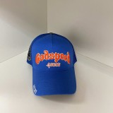 Cross-border European and American trendy brand God&speed skull letter embroidered baseball cap, curved brim cap, unisex outdoor cap
