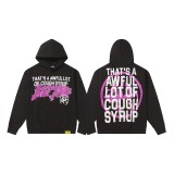 New cross-border 25ss American streetwear brand COUGH SYRUP hoodie, casual loose-fit men's clothing