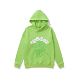 New autumn and winter 55555 spider print terry hooded sweatshirt, American street style casual loose hoodie