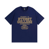 Dropshipping trendy brand short-sleeve T-shirt with dice lettering, basic style, American-style couple's summer outfit