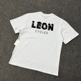 Cross-border foreign trade Aime classic letter print landmark building round neck loose-fitting unisex couple short-sleeve T-shirt trendy