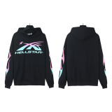 25ss high-quality Hellstar trendy high street washed distressed loose hoodie sweatshirt and pants unisex set