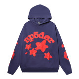 Trendy Hip-Hop Singer Foil Letter 555555 Couple's Hoodie, Casual Loose Pink Sweatshirt, Unisex