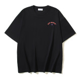 25ss high-quality OFF OW trendy high street arrow print summer short-sleeve casual loose T-shirt for men and women couples