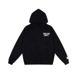 New autumn and winter G D letter logo printed fleece-lined casual loose-fitting hooded sweatshirt for both men and women