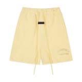 FOG ICON European and American fashion brand 24SS silicone letter logo casual shorts summer loose-fitting shorts for men and women