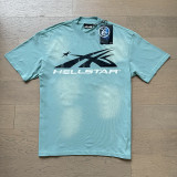 25ss Summer New American Style Trendy Brand Hell Star Unisex Couple's Oversized Loose Pullover Short Sleeve T-Shirt Tee