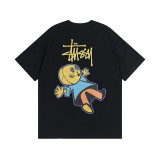 Dropshipping trendy brand short-sleeve T-shirt with dice lettering, basic style, American-style couple's summer outfit