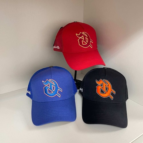 Cross-border European and American trendy brand God&speed skull letter embroidered baseball cap, curved brim cap, unisex outdoor cap