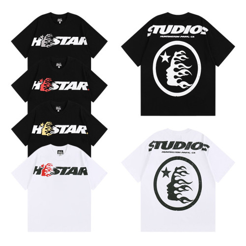 New trendy T-shirt with vintage loose floral print, short-sleeved, unisex, casual and versatile