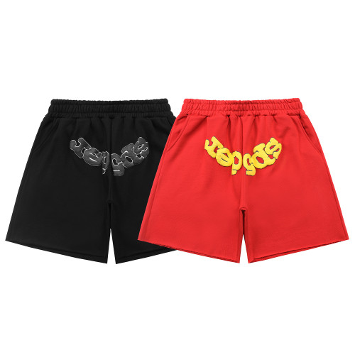 Summer new model Sp555der European and American trendy brand high street spider letter loose sports shorts for men and women