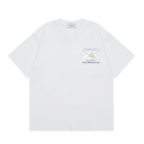 Cross-border summer new trendy Casablanca short-sleeve letter logo printed unisex T-shirt