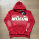 Autumn Hell Star New European and American Trendy Brand Washed Vintage Hoodie for Men, Women, Teenagers, and Couples