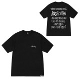 Dropshipping trendy brand short-sleeve T-shirt with dice lettering, basic style, American-style couple's summer outfit