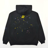 Cross-border foreign trade top version Sp555der spider web American style trendy unisex pullover hoodie