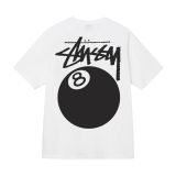 New high-quality Stussy short-sleeve T-shirt for foreign trade, 270g heavyweight, high quality, unisex