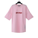 Cross-border foreign trade pa angel European and American trendy brand large logo letter high street unisex couple loose short-sleeve T-shirt ins