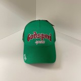 Cross-border European and American trendy brand God&speed skull letter embroidered baseball cap, curved brim cap, unisex outdoor cap