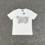 ADWYSD Full Series Sun Scroll Letter Print Casual Loose High Street Couple Short Sleeve T-Shirt for Men and Women, Foreign Trade