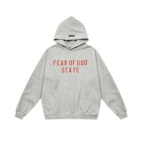 New FOG ICON sub-line autumn and winter American high street fashion casual fleece-lined hooded sweatshirt for men and women ins hoodie
