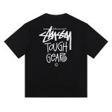 Cross-border European and American foreign trade S-letter printed cartoon series street casual loose-fitting unisex short-sleeve shirt