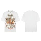 SAINT MICHAEL American fashion brand high street retro summer short-sleeve street style printed personalized loose T-shirt for men and women