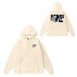 Original brand STUSI hoodie, new autumn and winter style, letter dice black eight, hooded couple's outfit