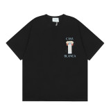 Cross-border Casablanca summer new style Casablanca LOGO printed unisex loose short-sleeve T-shirt trendy