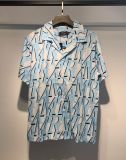 American-style trendy niche high street men's and women's AM1R1 ICON digital print casual round-neck short-sleeve retro loose-fit T-shirt