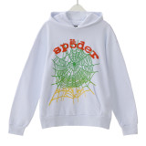 25ss cross-border foreign trade Sp555der American-style trendy brand foam letter full rhinestone hoodie sweatshirt and pants for men and women