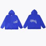 25ss American streetwear brand GOD high street rock band washed vintage streetwear hoodie sweatshirt top for men