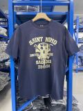 High-quality SAINT MICHAEL ICON washed vintage short-sleeve trendy retro print couple's T-shirt for men and women