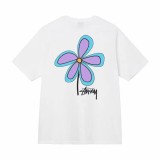 New high-quality Stussy short-sleeve T-shirt for foreign trade, 270g heavyweight, high quality, unisex
