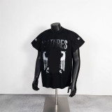 Kanye American high street merchandise collab vest high street ins unisex casual loose short-sleeve T-shirt versatile