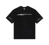 American-style super popular niche trendy brand summer Hell Star full-print graffiti short-sleeve loose-fit unisex T-shirt