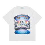 Cross-border summer new trendy Casablanca short-sleeve letter logo printed unisex T-shirt